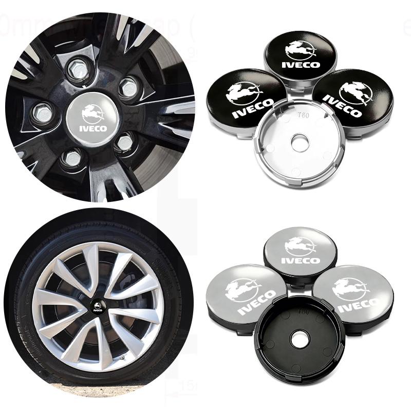 Stile Auto Logo Tappo Centrale Mozzo Ruota Auto Adesivo Copriruota Per IVECO Daily Furgone Cabina Telaiata e-Daily Eurocargo 4x4 T-Way Rigido