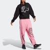 Adidas Originals X André Saraiva Collaboration Joggers Logo Print Elastic Fit Knit Sports Pants Women Joggers Blessing-Pink HY4266