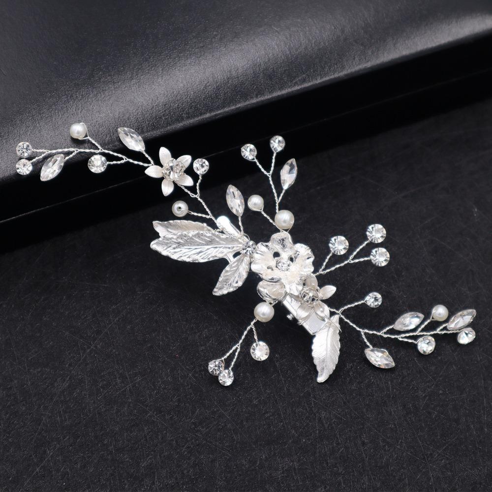 Luxury Crystal Hair Clip Elegant Wedding Hair Accessories Versatile Hair Ornaments  Formal Events