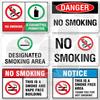 No Smoking Metal Sign Smoke Free Prohibition Warning Sign No Vaping Smokefree Plaque