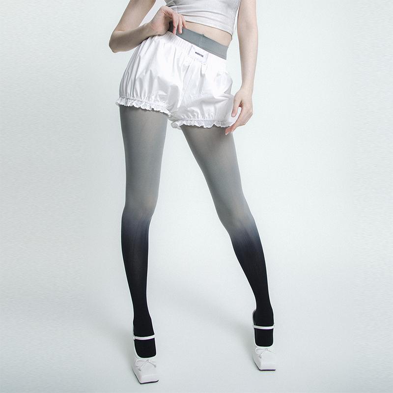 

Y2K Girl Gradient Colored Stockings For Women Autumn Velvet Thin Slim Tights Sexy Streetwear Pantyhose One Size
