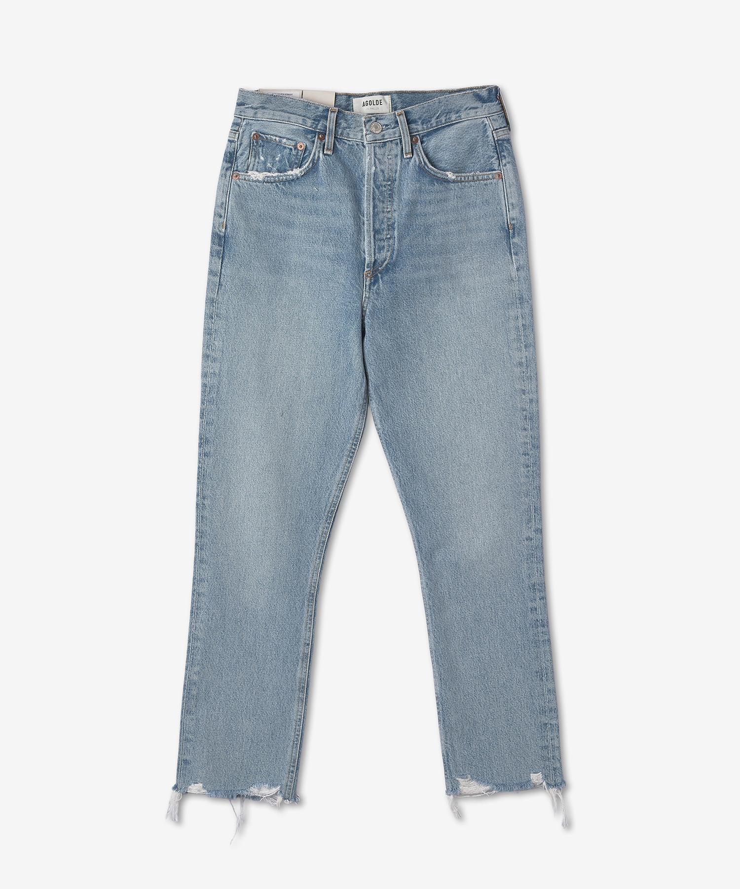 AGOLDE Riley Crop Denim Pants -