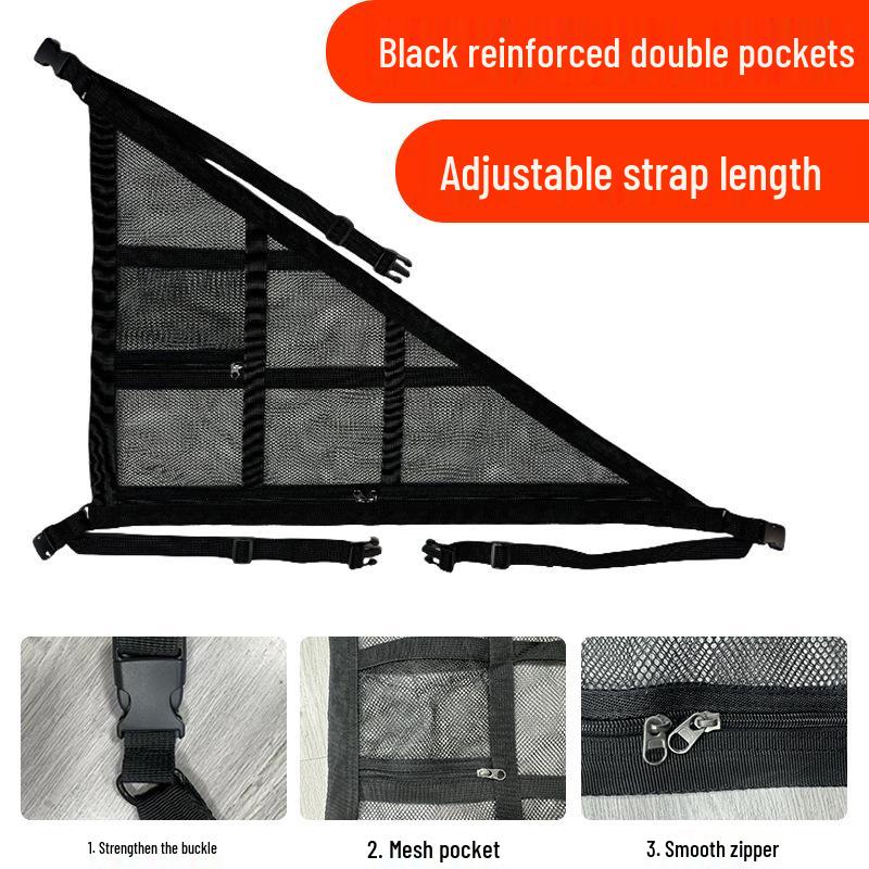 Roof Cargo Suitcase & Travel Clothesline with Mesh Pocket for Outdoor and Off-road Tours