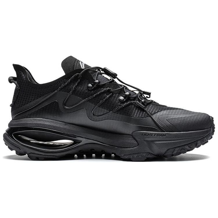 New LiNing Yijie Durable Breathable Low Top Running Shoes Black ARDT011-5