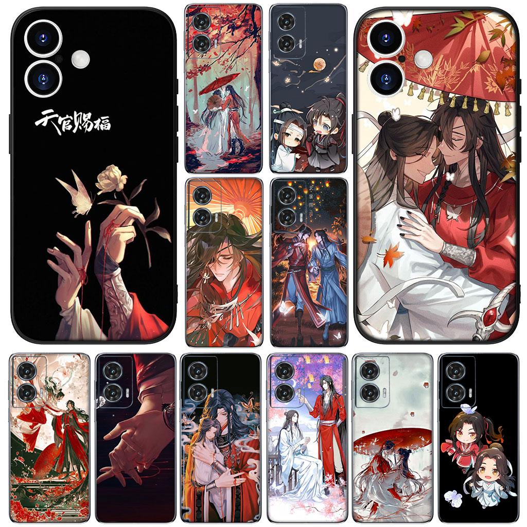 Heaven Official's Blessing TGCF Tian Guan Ci Fu for Motorola Moto Edge 50 One 30 Fusion 40 Neo Ultra Pro 20 G85 G84 E15 E14 Case