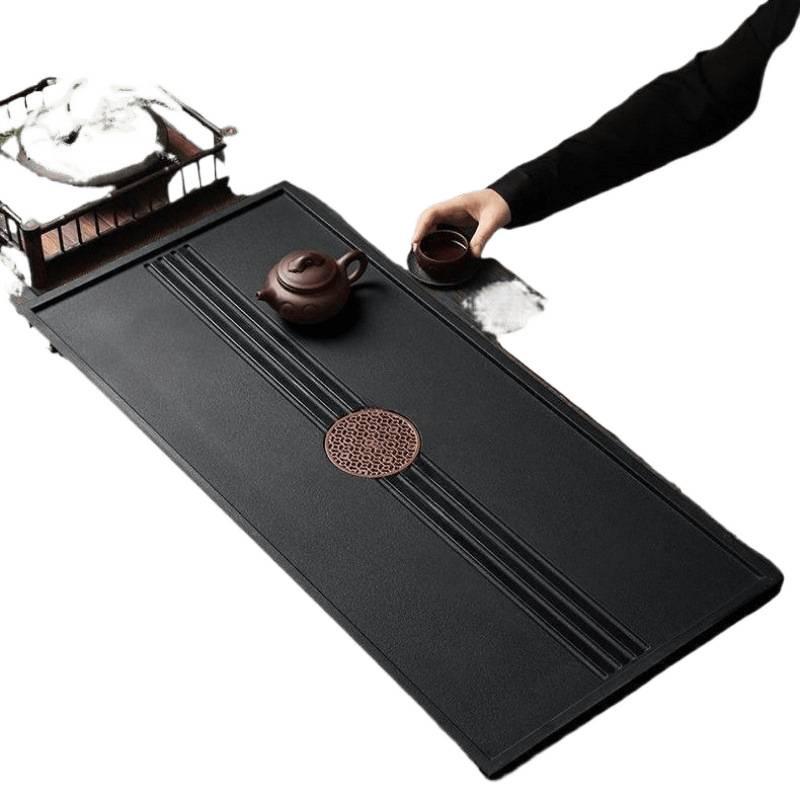 Natural Wujin Stone Kung Fu Tea Set with Tea Tray