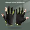 Summer Two-Finger Touchscreen Compatible Fishing Gloves for Men And Women Anti-Slip Sun-Proof Breathable Cycling & Fitness Glove