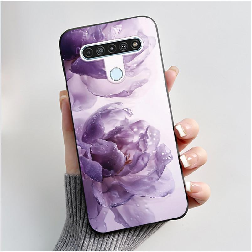 Luxury Cute Cool Boys Girls Case For LG K61 Q61 Q70 Phone Case Black Matte Soft Silicone Back Cover Protective TPU Bumper Shell