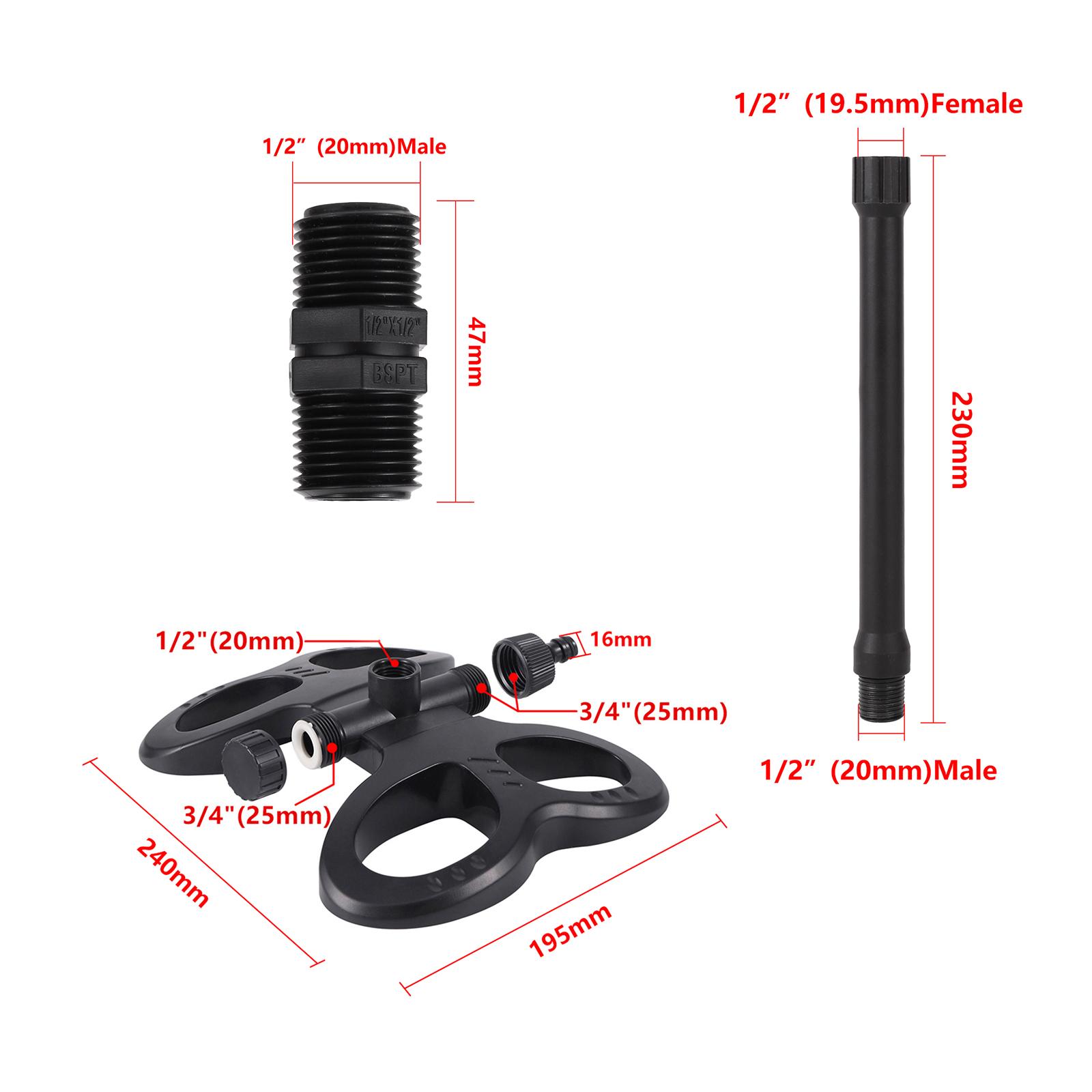 

1 шт., сменные всплывающие разбрызгиватели, рассеивающие насадки, регулируемые 0 ~ 360 градусов, садовый парк, ферма, трава, газонные культуры, инструмент для орошения