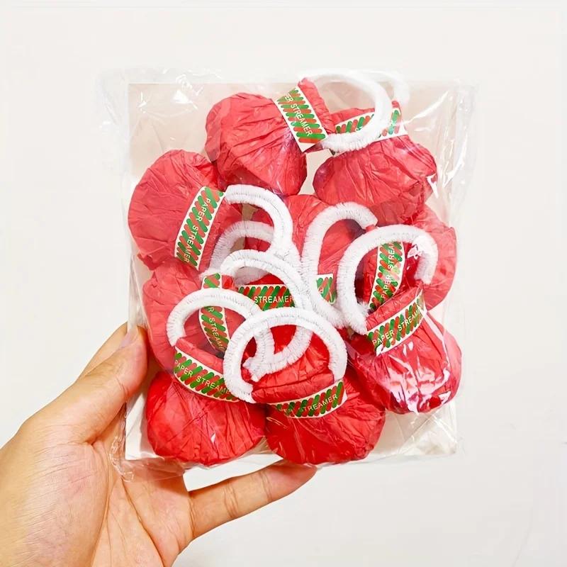 

Red Hand Throwing Streamers Confetti Red Confetti Popper Hand Throwers No Mess Magic Paper Crackers Festive Atmosphere Enhancer