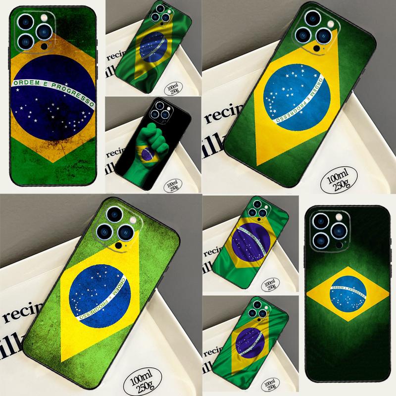 Brazil Flag Case For Samsung Galaxy A32 A12 A22 A52 A06 A54 A34 A14 A56 A36 A26 A16 A13 A53 A15 A35 A55