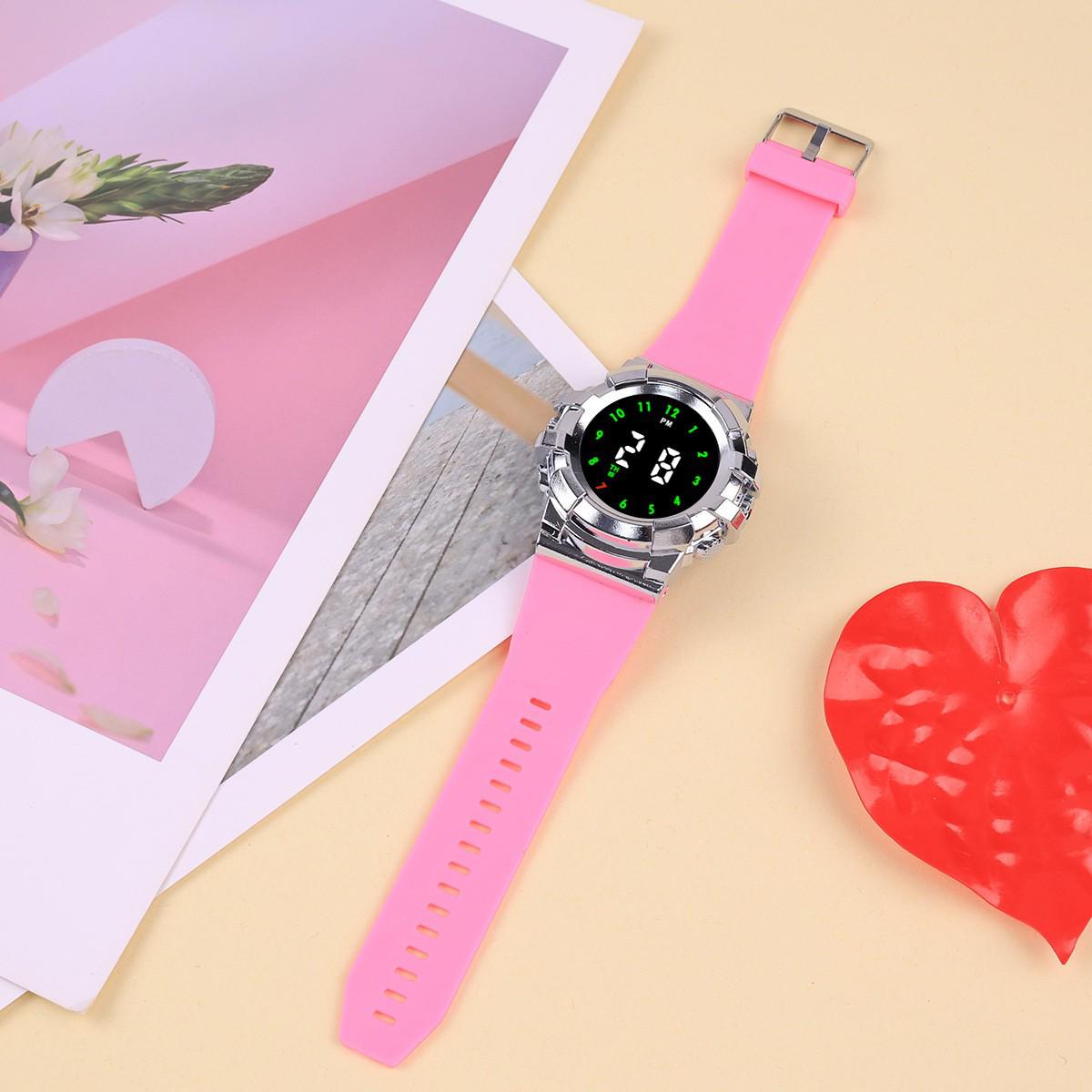 

2026 Luminous Waterproof Sports Watch for Junior and Senior Students - Hot Selling Outdoor Accessory розовый