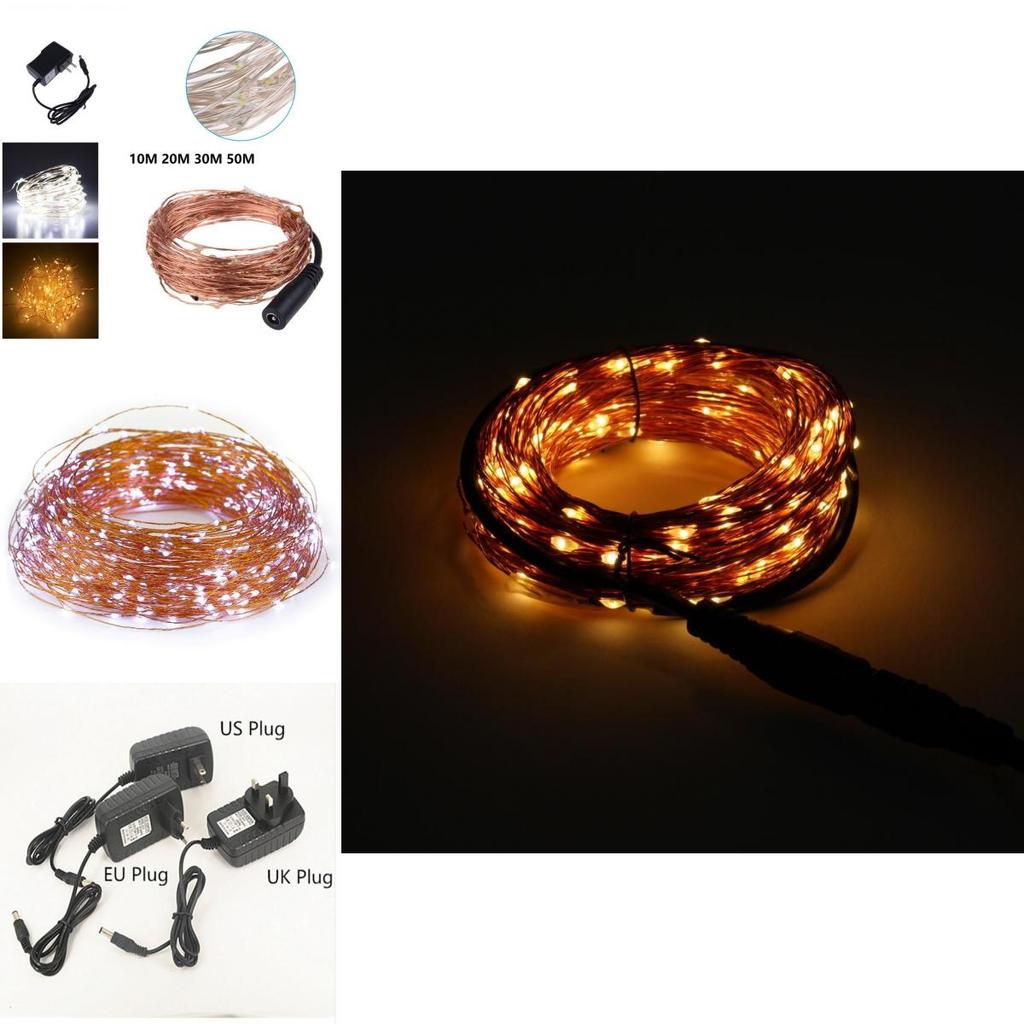 Multi-length Led Copper String Lights 10m To 200m Perfect For Outdoor Festivities