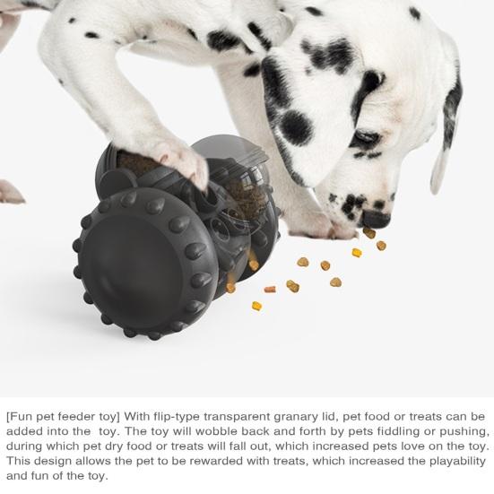 Interactive Pet Toy Treat Dispenser Toy Large Capacity Astronaut Shape Self-Balancing Food Dispenser Cat Dog Enrichment Toy