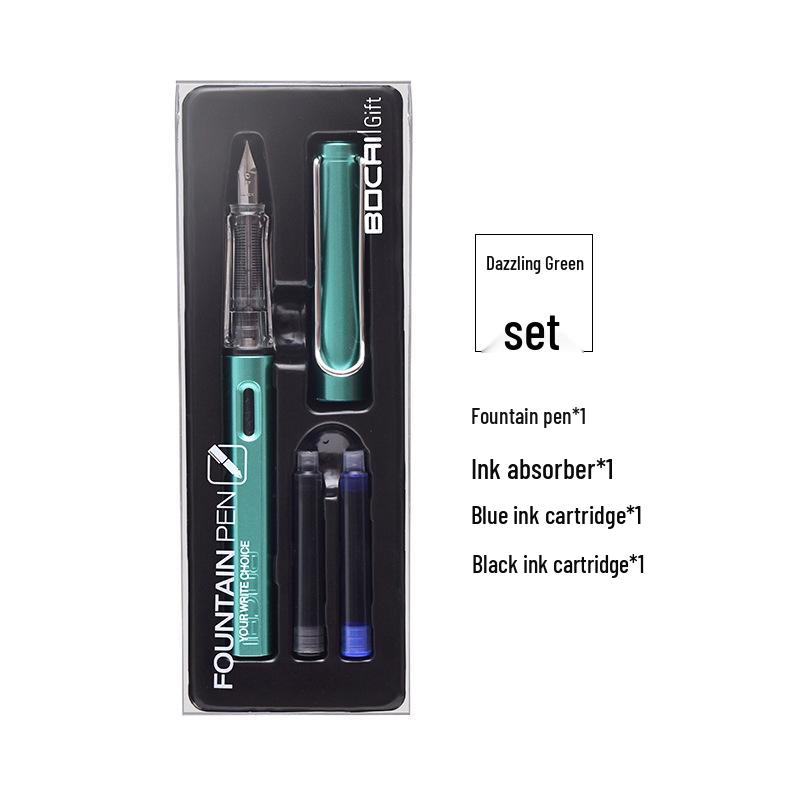 Bo Cai Third Grade Fountain Pen Set: Calligraphy Practice & Posture Correction for Kids