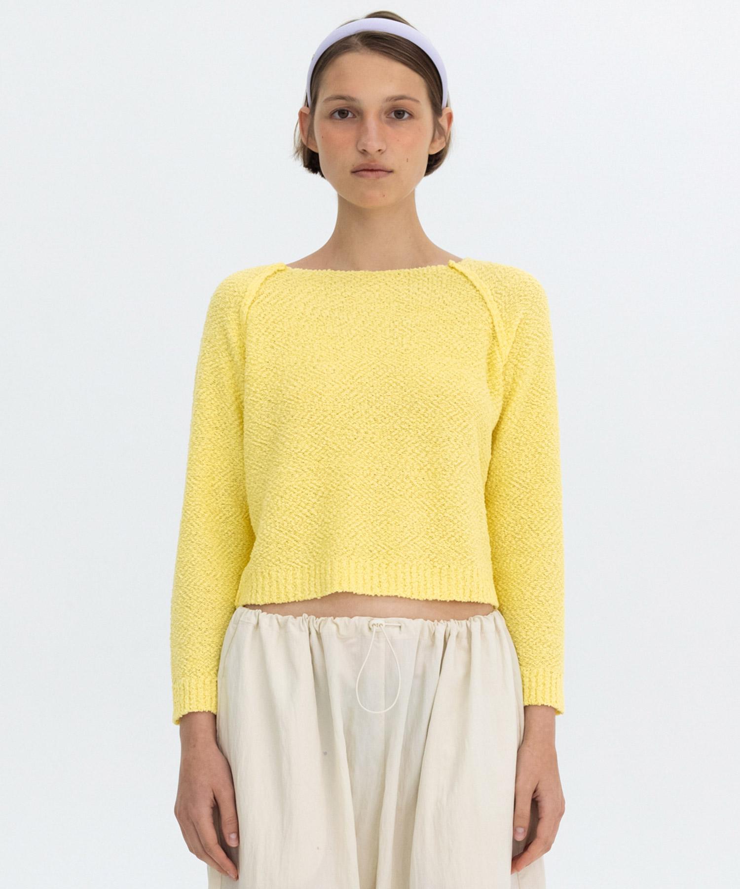 Bensimon Boucle Knit Pull Over - Yellow Yellow/Free