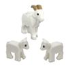 MOC Urban Zoo Model Farm Scene Building Block Accessories Owl Sheep Wolf Pig Flamingo Elephant Camel Children Brick Toy Gift R69