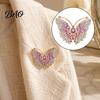 Sweater Brooch Pin Rhinestone Butterfly for Women, Vintage Insect Lapel Pin, Jackets Decorative Accessory Clothes Scarf Shawl Dress Bag Alloy