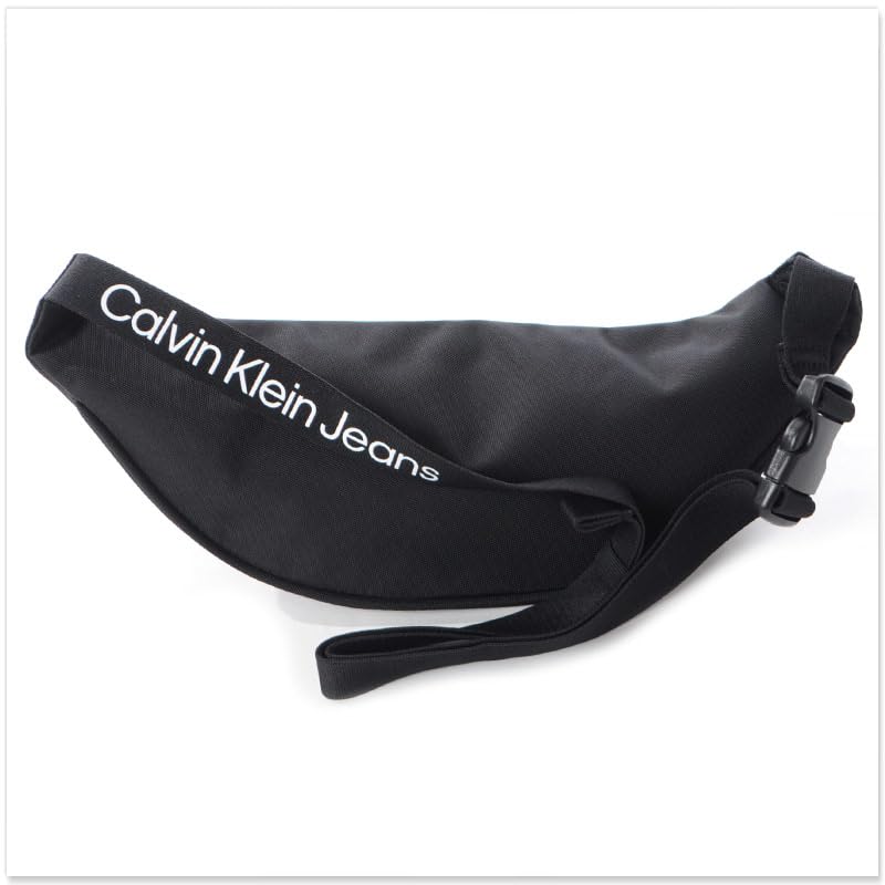 CALVIN KLEIN waist bag for polyester sacoche K50K510070 bag/body men, black, style, [Used]
