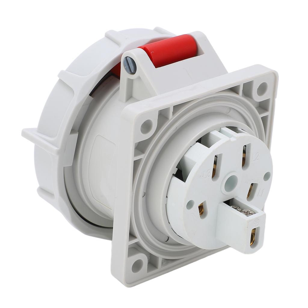 Industrial Waterproof Socket High Power Impact Resistant 5 Pin Socket 16A for Electronics