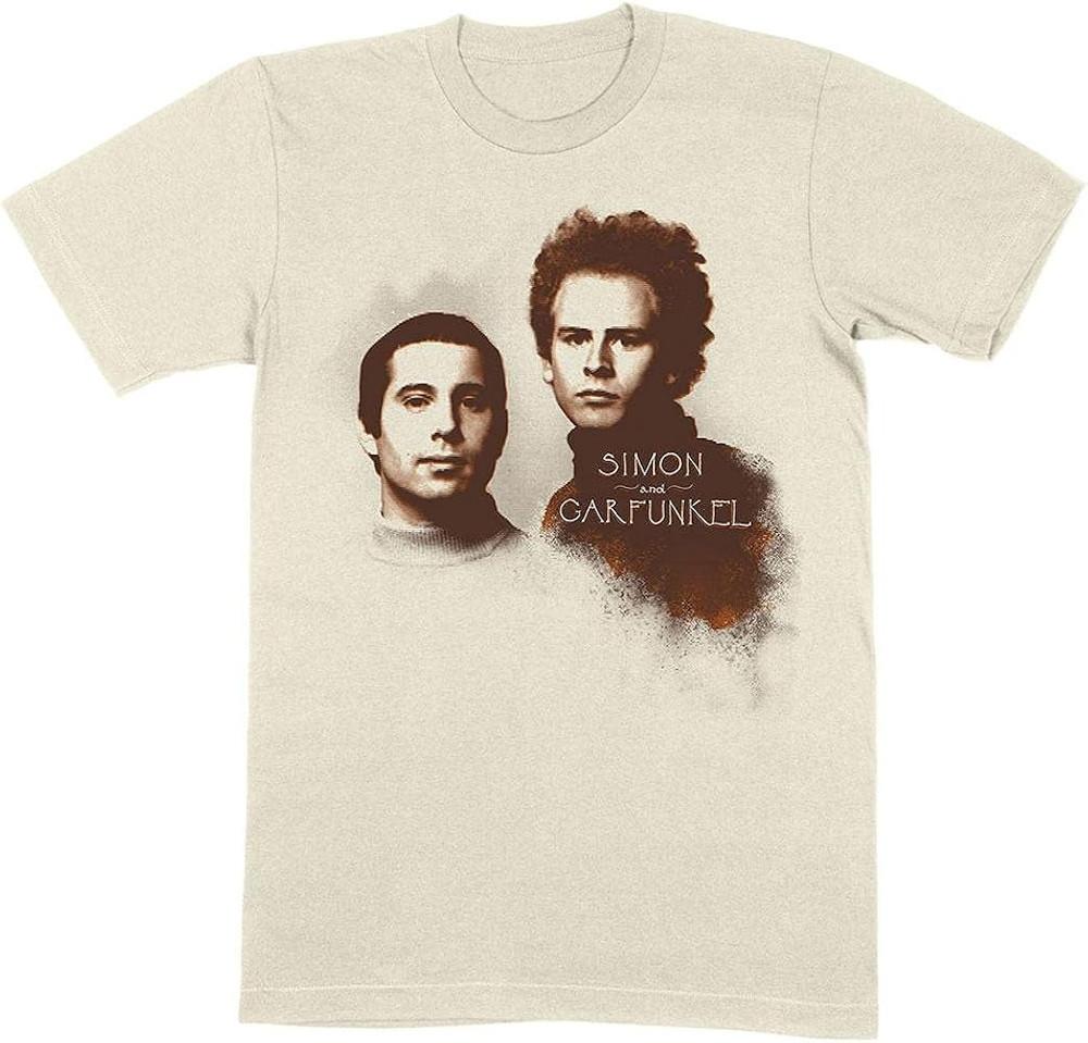 Simon And Garfunkel Faces Logo Gift For Fan Sand Size S to 5XL Shirt AG2675 Unisex T-Shirt XXXL