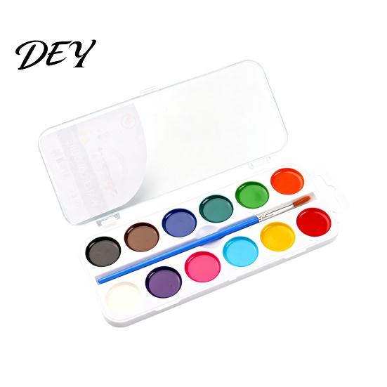Outdoor Sketching Paint Watercolor Set, Portable Washable Solid Palette, Bright Painting Kit Colors Pigment Kit, for Kids And Beginners Art