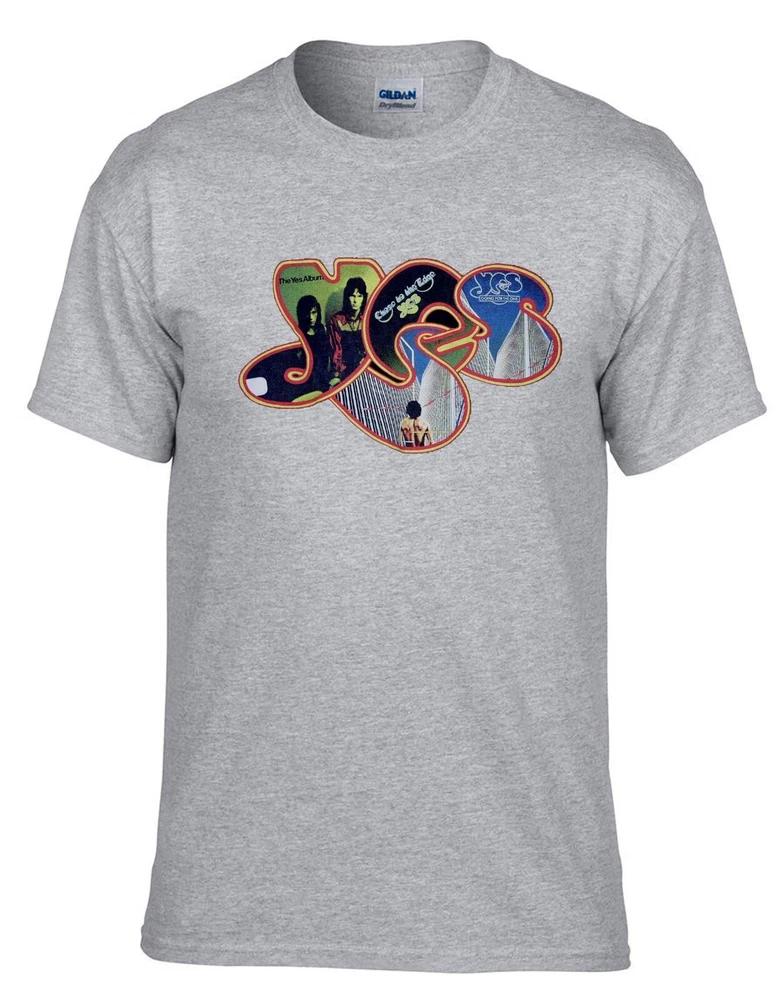 Yes Yess Rock Band Rock Music Legends Gray Tshirt 510grey S