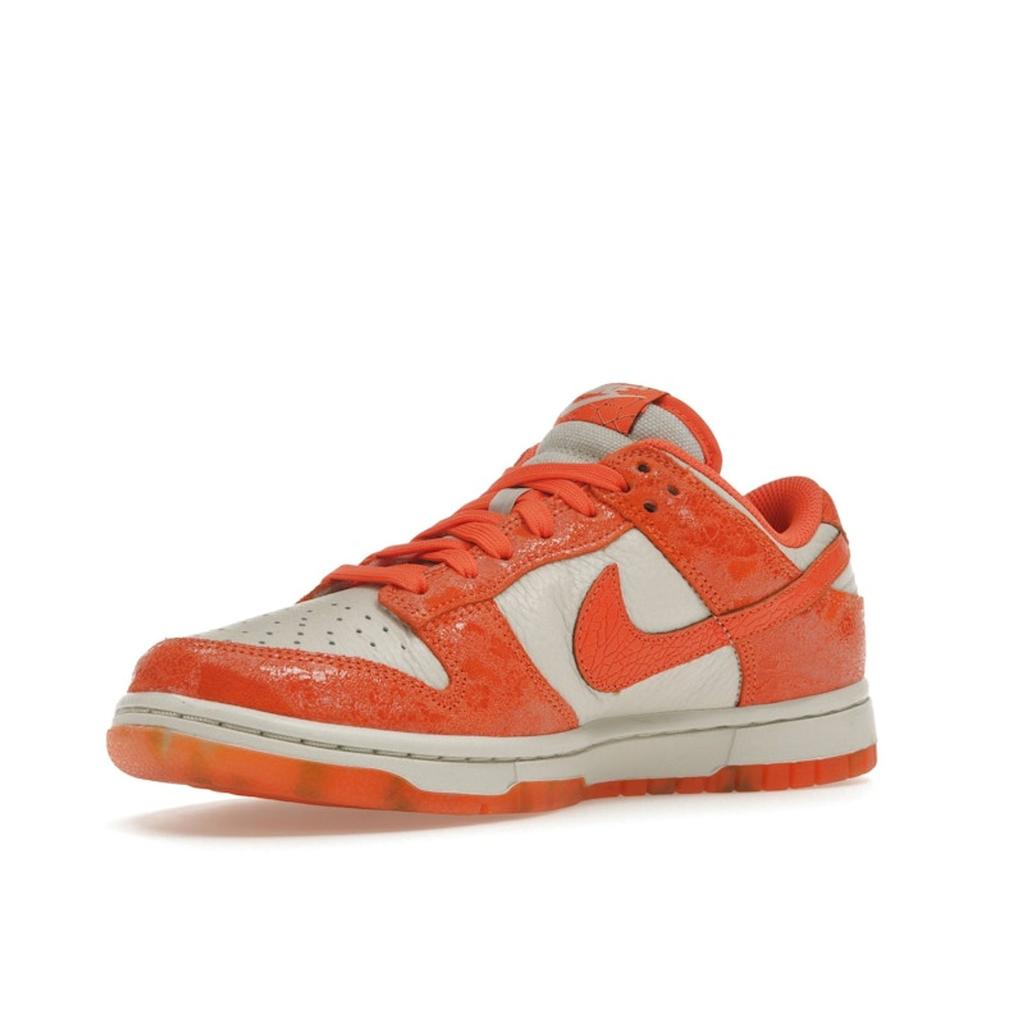 Nike Dunk Low Cracked Orange Women Sneakers Light-Bone Safety-Orange Laser-Orange FN7773-001