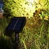 2/7 LED Solarstrahler Ultrahell Wasserdicht Landschaftswandleuchte Verstellbar Frostsicher Wegbeleuchtung Lampe