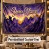 Neon Colorful (162) Theme Personalized Tapestry Custom Name Text Wall Hanging Tapestry Home Background Decoration