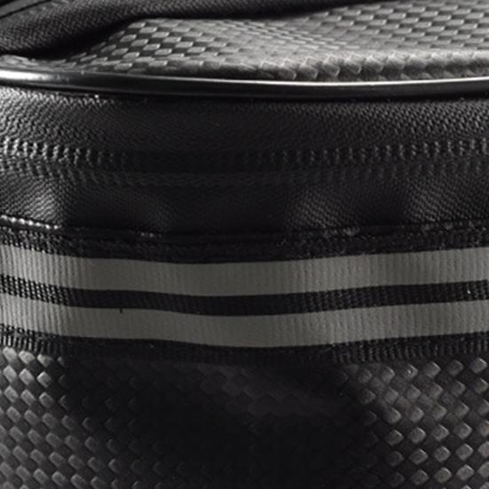 12L/15L Portable Rear Seat Bag Reflective Faux Leather Lengthen Tie Belt Bike Trunk