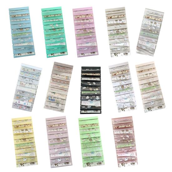 Nail Art Transfer Foil Box Rolls Decals Plastic Nail Foil 10 Slots Organizer Case Professional чистый
