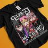 Demon Slayer Tröja Zenitsu T-shirt Tanjiro T-shirt Muzan Doma T-shirt Inosuke Nezuko