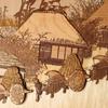 KINOWA Hashirii Wood Collage Original DIY Kit Hiroshige Stations of the Made in Japan "Otsu Chaya" Ukiyo-e Fifty-three Tōkaidō