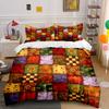 Patchwork Design Home Decor Set Soft Comfortable Duvet Cover Bedding Set Included 1*Duvet Cover & 2*Pillowcases Gift