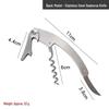Pearwood Handle Stainless Steel Waiter's Corkscrew Set