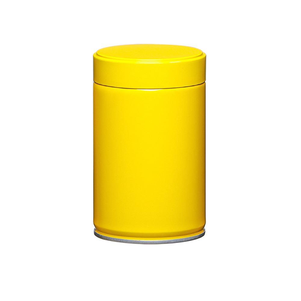 

Hiqh Quality Tinplate Tea Tin Round Large Capacity Sealed Tea Can Moisture-proof Tea Jar for Home&Travel жовтий