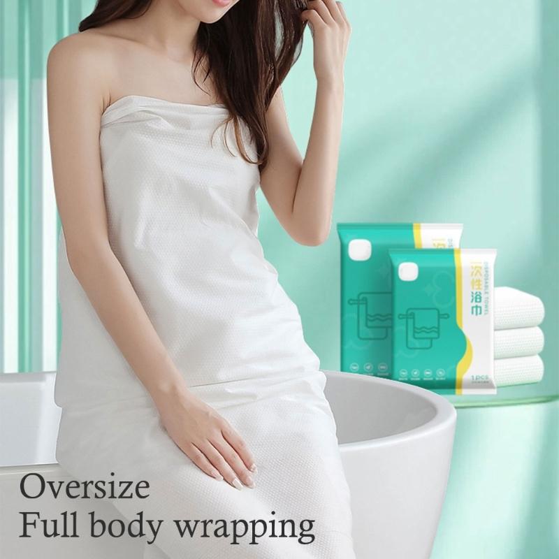 Disposable Bath Towel Compact Travel Essential Quick Dry Soft Absorbent Thickened Towel For Gym Swimming Hotel Travel