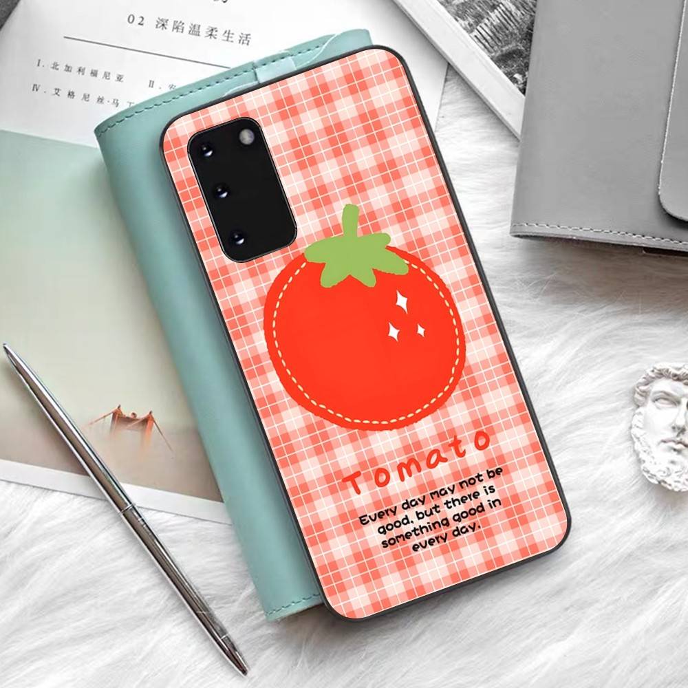 Tomaten Ausdruck Handyhülle Für Samsung S 24 Fe 25 Ultra Plus 20 Lite 21 30 22 23 24 22 Ultra 5G Fundas