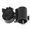 Lommelyktfesteholder 360 graders Led Lommebrakett Sykkellysfesteholder Sykkelsykkellommelyktholder for 2,6 cm