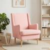 Armchair Rosa Boucle