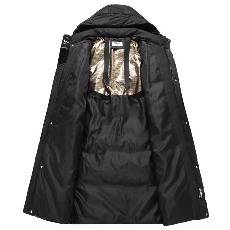 Fashion Winter Woman Long Parkas Hooded Loose Thick Warm Jacket Black Overcoat Women's Coats