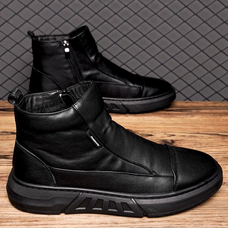 

2025 autumn and winter new Korean version of British style platform Martin boots, a student versatile popular short boot 39