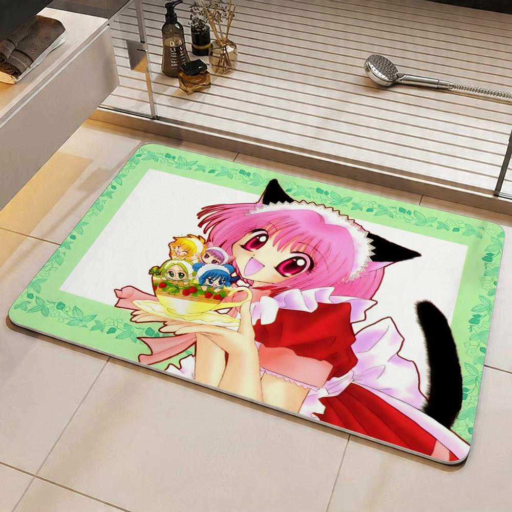 Anime S-Shugo Chara Floor Mat Eco Diatomite Antibacterial Odor-Resistant Floor Mat & Drain Pad for Kitchen & Bathroom 40cm x 60cm