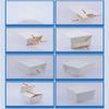 10Pcs Multi Size Candy Box Folding DIY Packing Box  For Bridal Birthday Party Decor