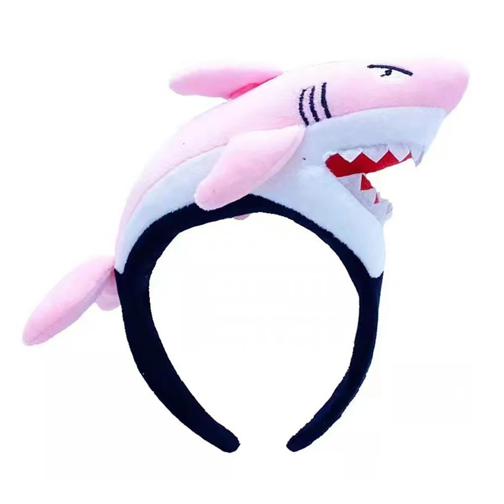 Animal Shark Hairband Cartoon Hair Accessories Novelty Dinosaur Headband  Performance Events