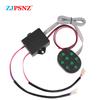 12V 8 Tones Musical Air Horn Electric Snail Horn For Vehicles Motorcycles Car With 8 Sounds Control Box Button Universal