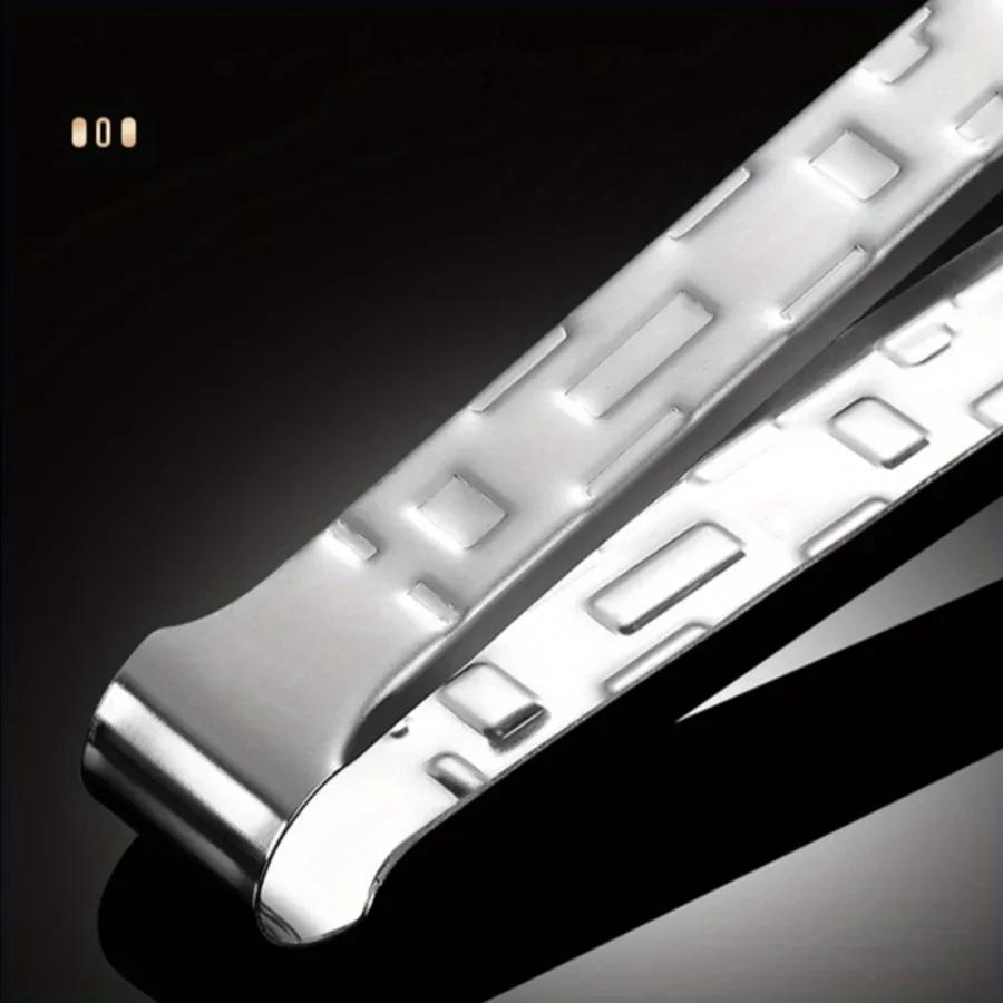 Thickened stainless steel barbecue meat tongs, anti slip and anti scald food clips, anti scald bread clip, noodle food clip