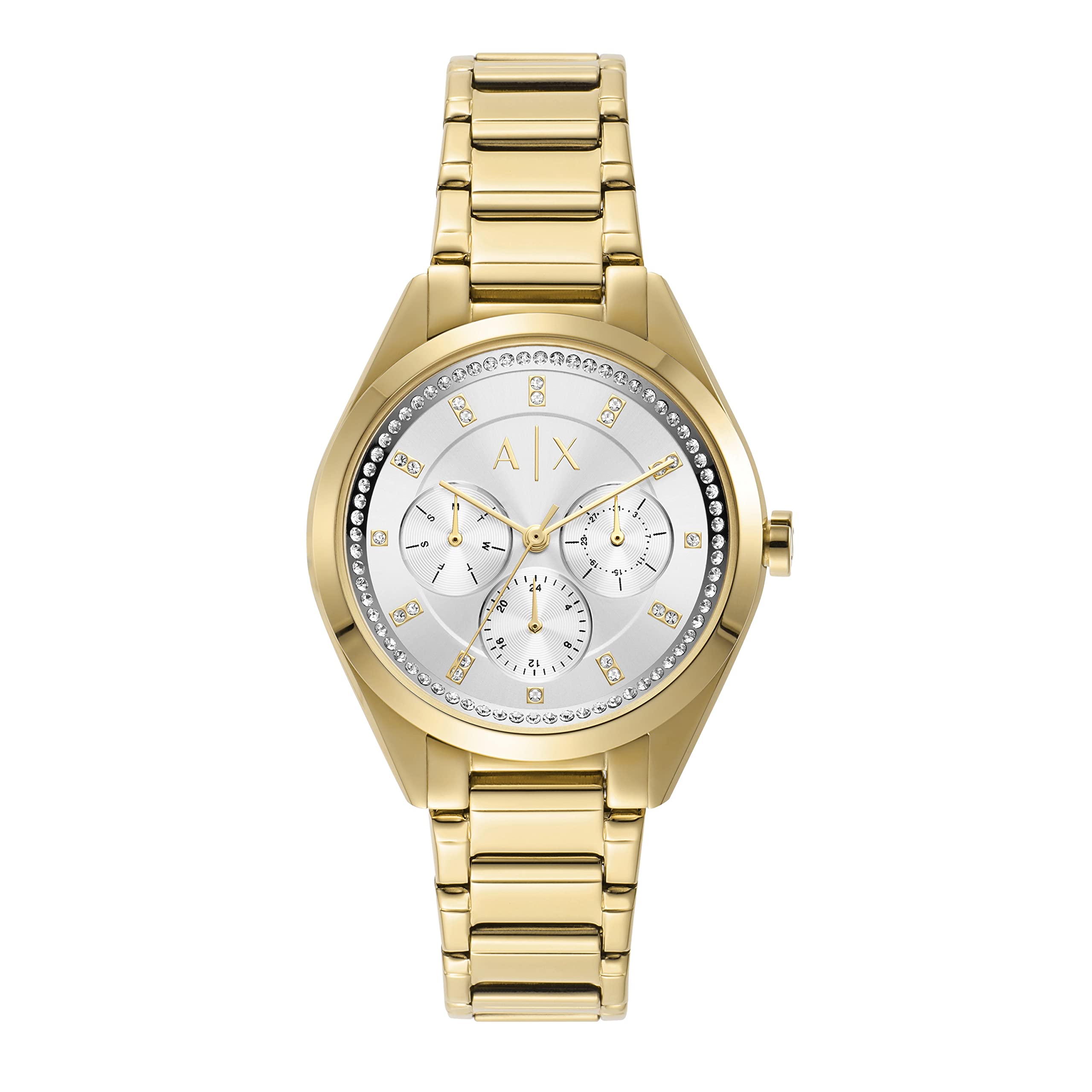 

[AX Armani Exchange] Часы AX5657 женские золотые обычные импортные товары