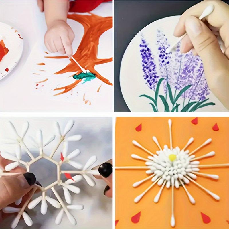 100pcs Per Pack Double-ended Cotton Swabs, Baby Cotton Swabs, Ear Cleaning Sticks, Healthy Cleaning Tools